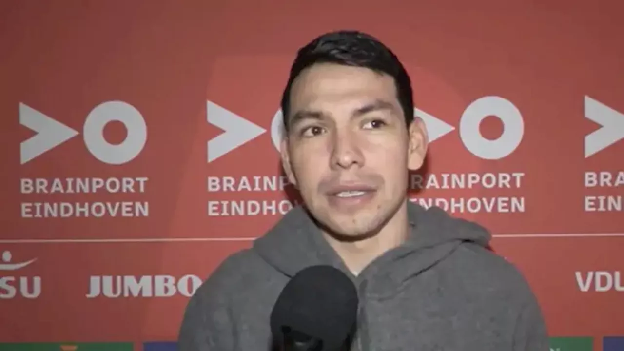 'Chucky' Lozano dedica palabras de despedida previo a último partido con el PSV Eindhoven