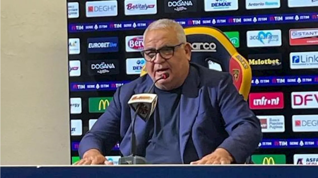 Corvino spiega come sarà il mercato del Lecce: 'Abbiamo diviso i sei ruoli in due fasce'