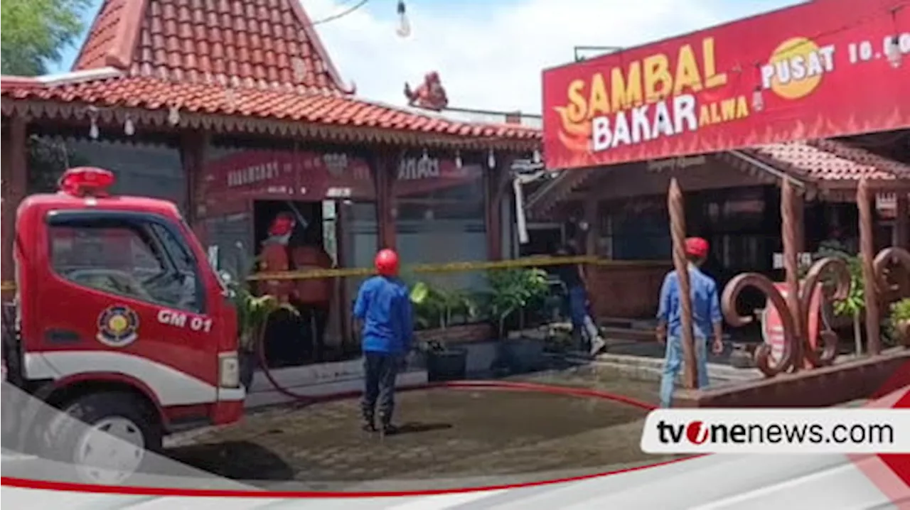 Diduga Tabung Gas Bocor, Rumah Makan Sambel Bakar Alwa di Kulon Progo Terbakar