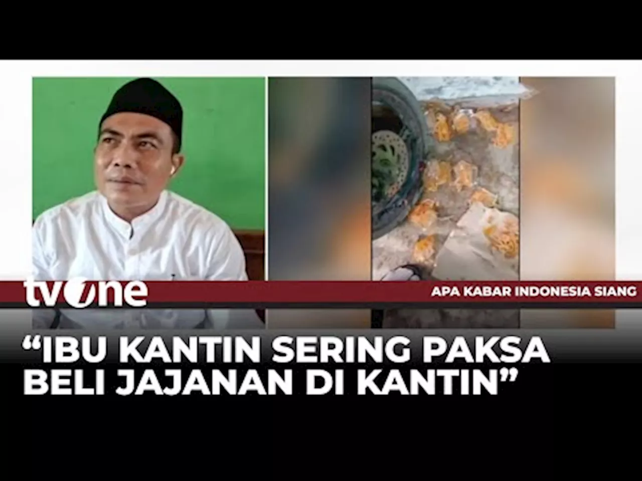 Ibu Kantin Lempar dan Buang Jajanan Siswi MTS, Korban Menangis