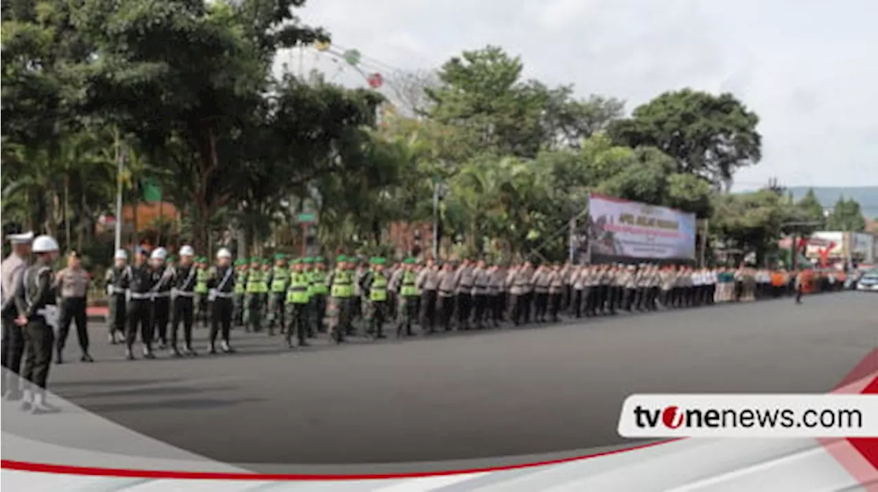 Polres Batu Gelar Apel Gelar Pasukan Operasi Lilin Semeru 2024