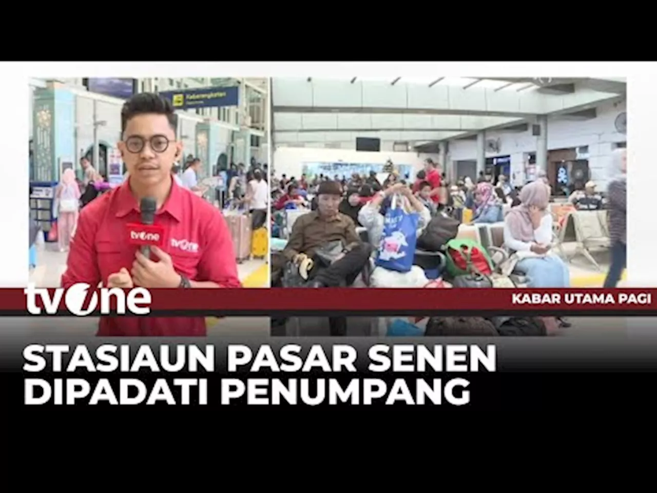 Stasiun Pasar Senen Alami Peningkatan Penumpang Jelang Libur Nataru