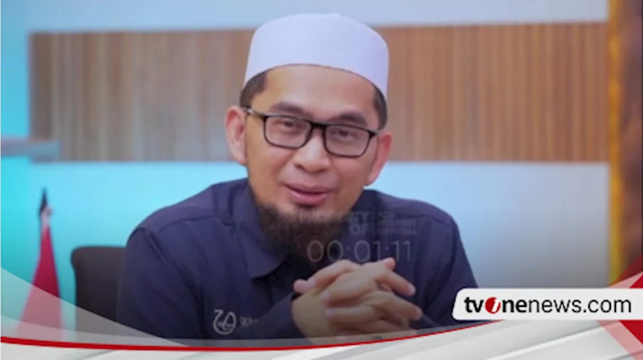 Ustaz Adi Hidayat Ungkap Waktu Afdhol Berdoa yang Pengabulannya Cepat