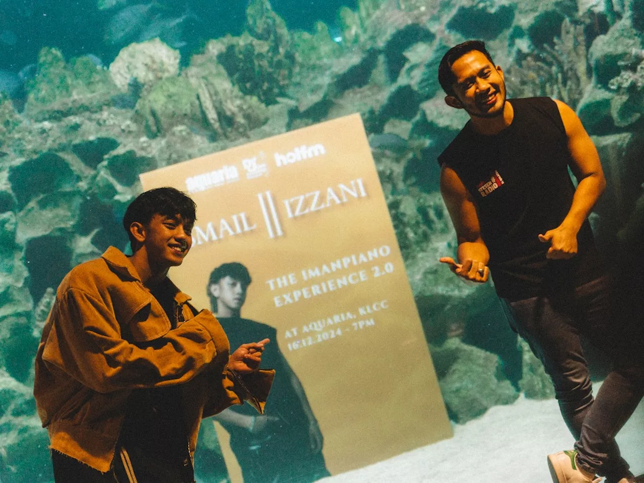 Ismail Izzani ‘bikin gamat’ di Aquaria KLCC