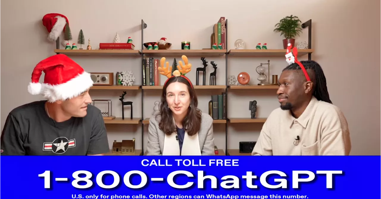 You can now call 1-800-CHATGPT