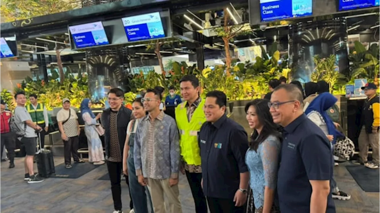 Cek ke Bandara Soetta, Erick Thohir Pastikan Tak Ada Kenaikan Harga Tiket Pesawat