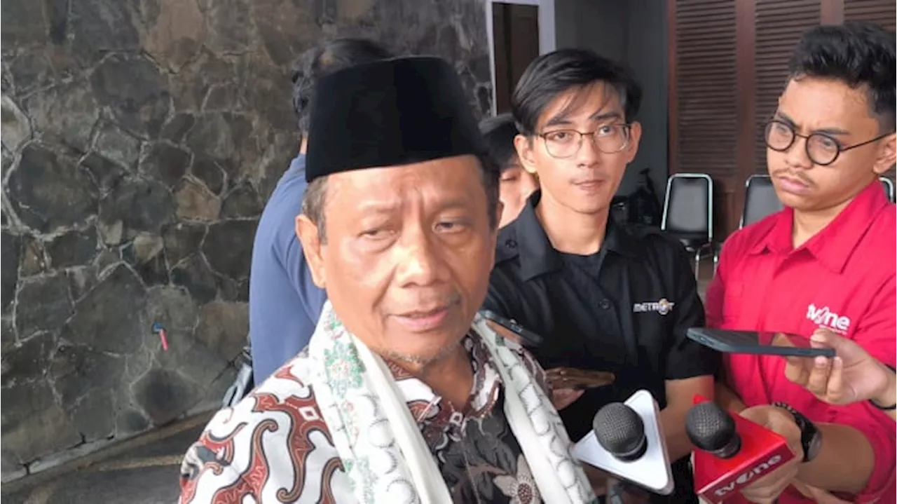 Prabowo Akan Maafkan Koruptor jika Kembalikan Uang Negara, Mahfud: Itu Berisiko