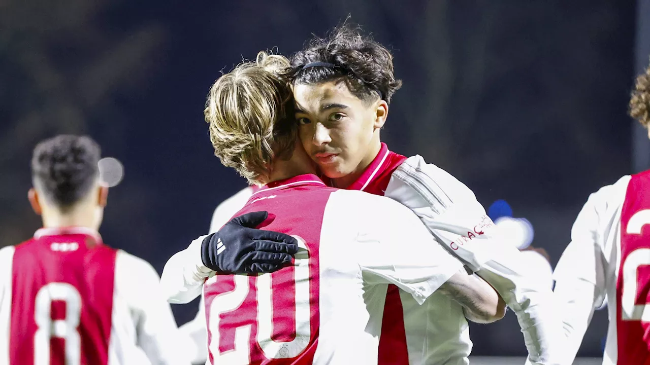 Henk Spaan noemt grote club die voor Rayane Bounida, talent van Ajax, op de tribune zat