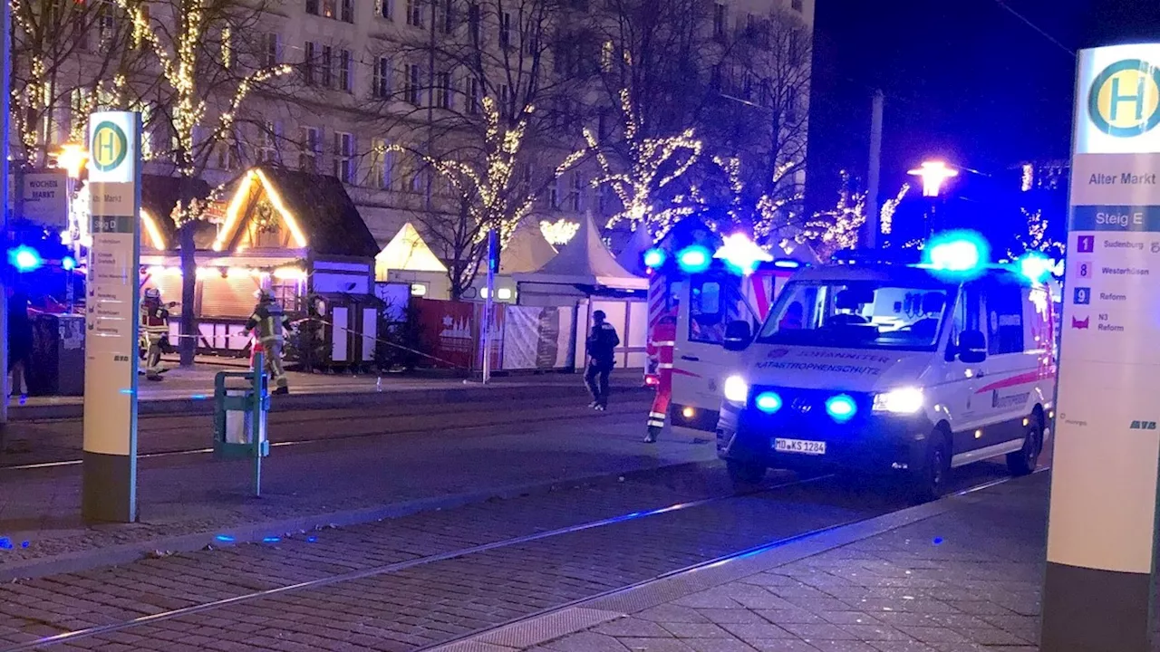 Magdeburger Weihnachtsmarkt: Auto rast in Menschenmenge