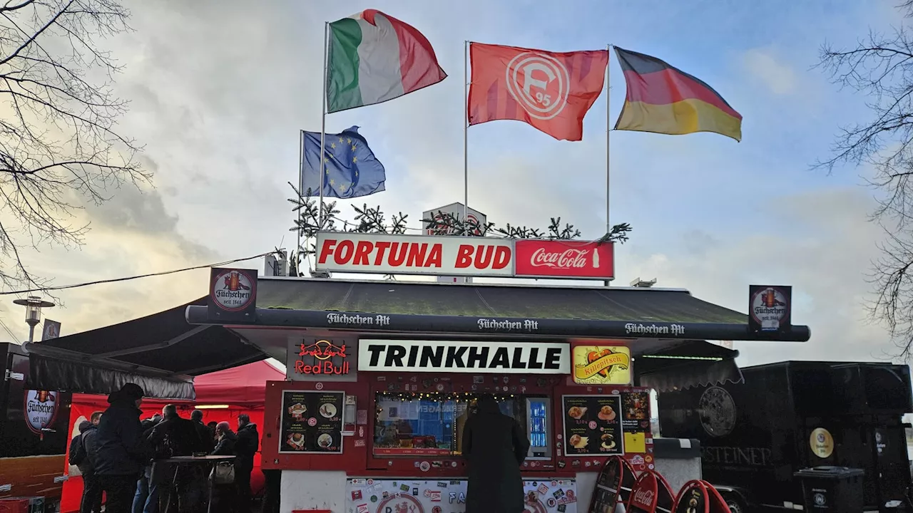 Die letzte Weihnachtsfeier am Fortuna-Büdchen in Düsseldorf