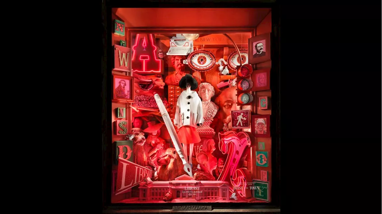 Bergdorf’s Holiday Windows Present a Lavish, Fanciful View of Fifth Avenue