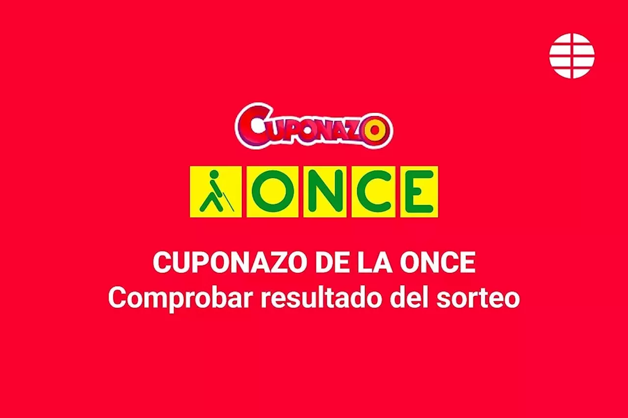 ONCE: Sorteo del Cuponazo del viernes 20 de diciembre de 2024