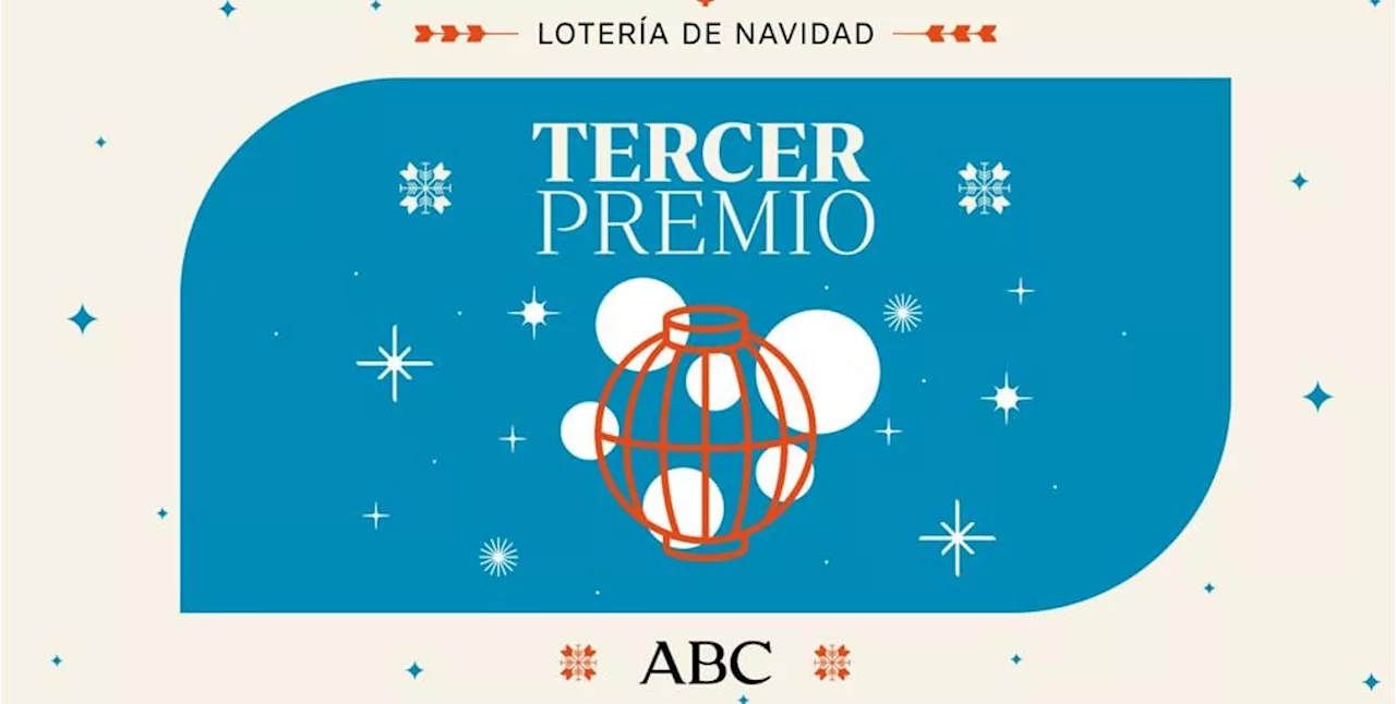 Este es el tercer premio de la Lotería de Navidad