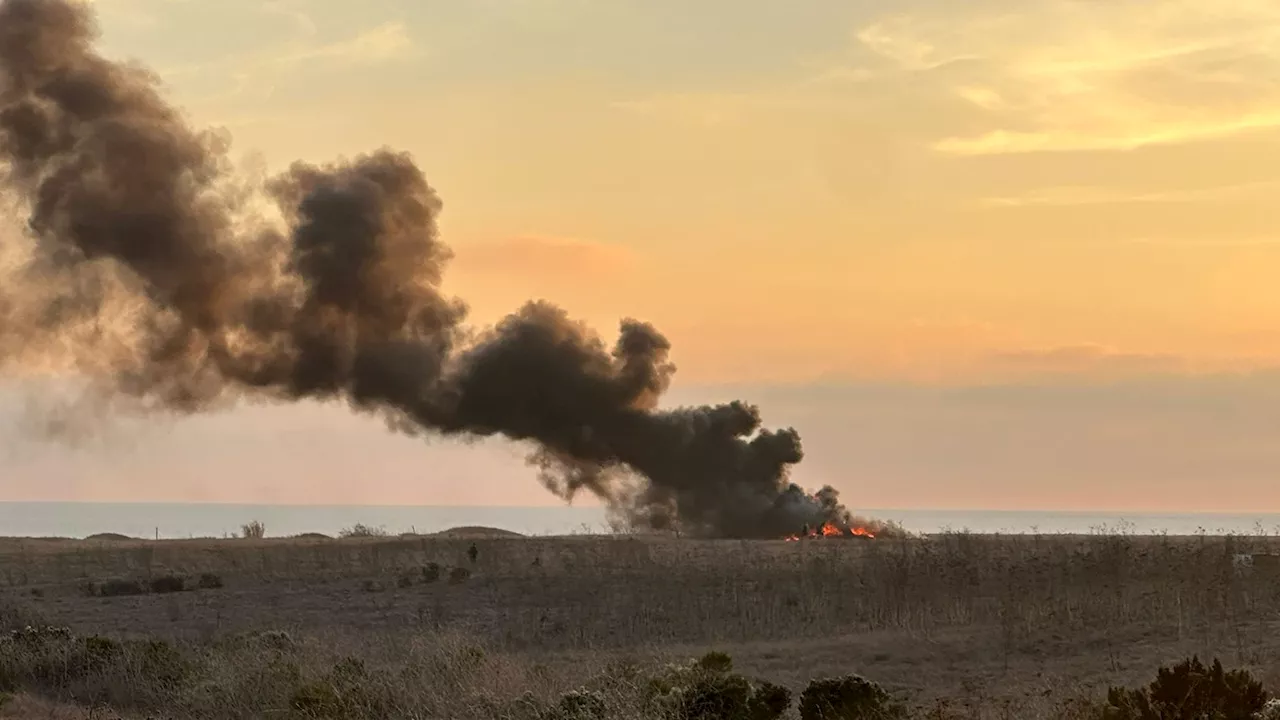 Military helicopter makes emergency landing on California base: Officials