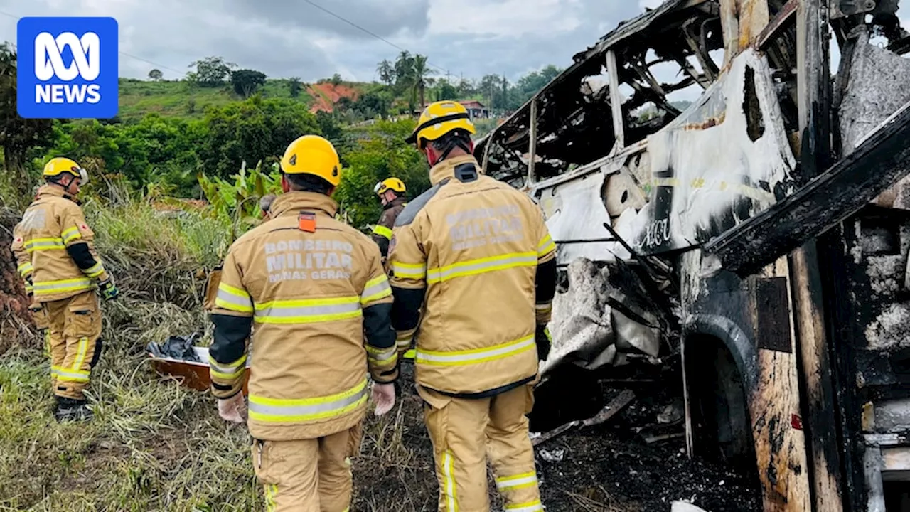 Brazil bus and truck collision kills 38 people