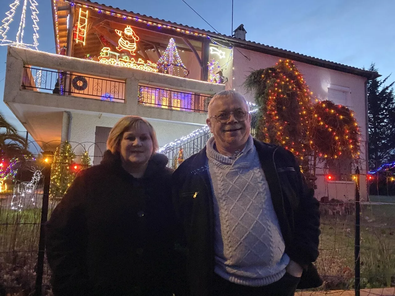 Dans ce hameau à Marmande, leurs illuminations de Noël sont visibles depuis la grande route