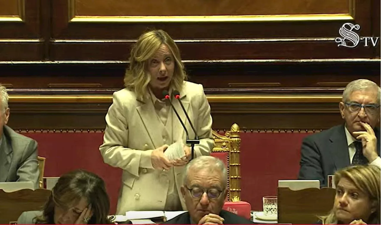 Meloni in Senato prima del Consiglio Ue: cosa ha detto