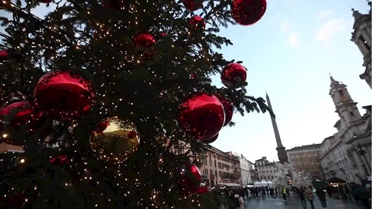 Giubileo, riaperta la fontana dei 4 fiumi in piazza Navona