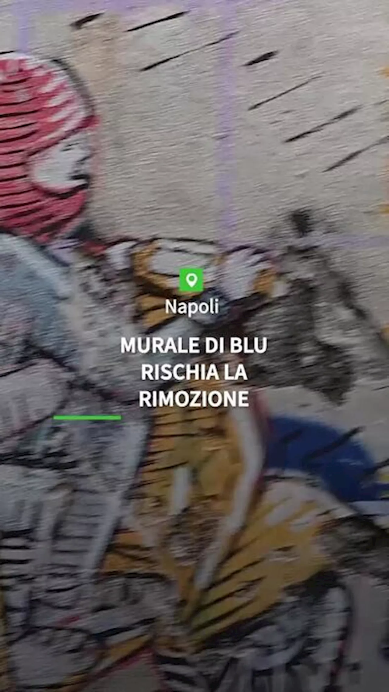 Murale di Blu rischia la rimozione