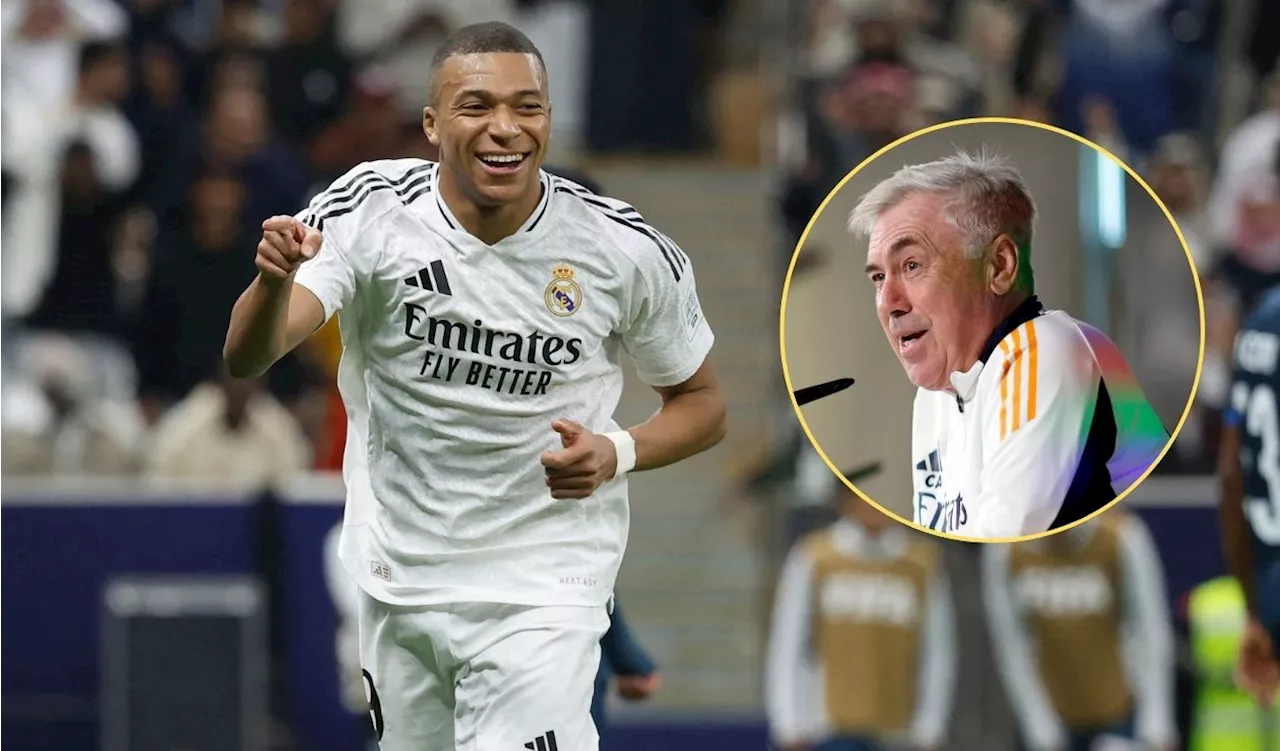 Ancelotti dio voto de confianza para futuro de Mbappé en Real Madrid