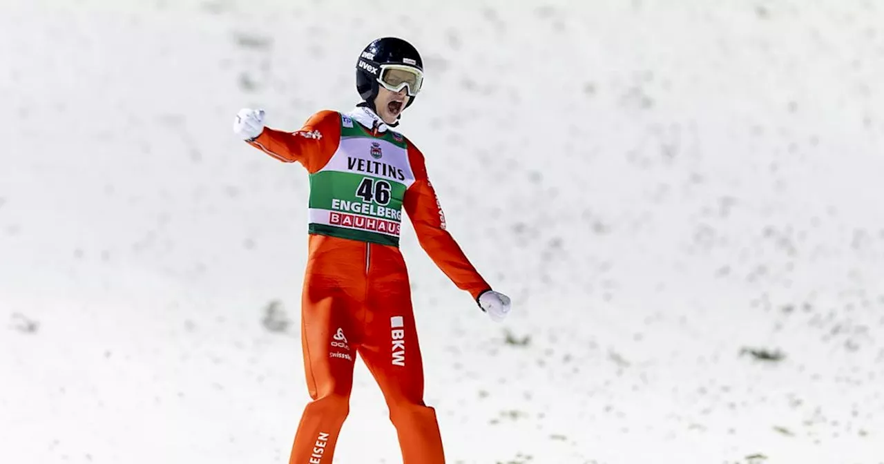 Gregor Deschwanden glänzt in Engelberg als Dritter