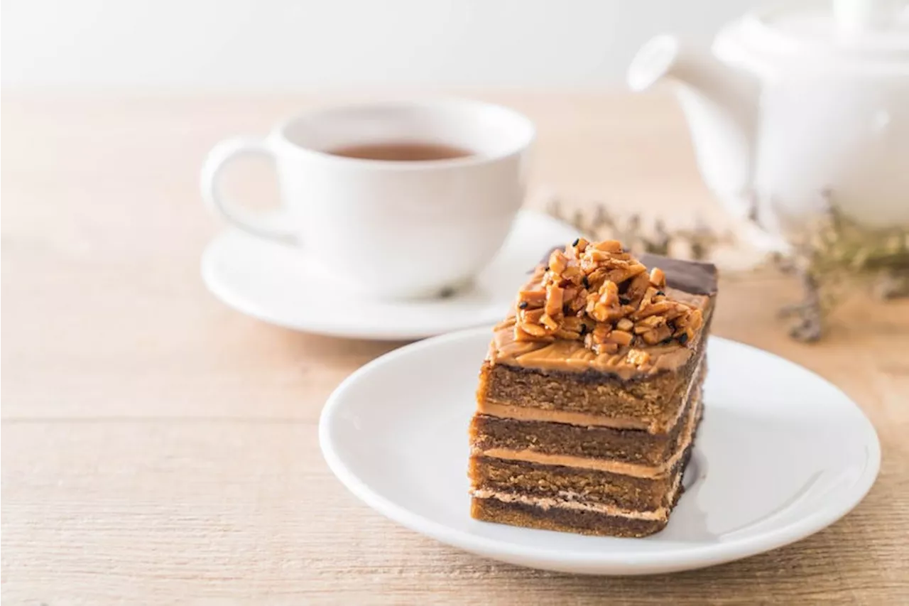 Treat your family to coffee toffee crunch tea cake