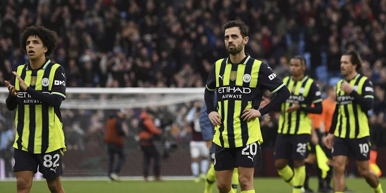 Rapor Pemain Man City di Villa Park: Kembali Tampil Buruk, Kembali Terpuruk