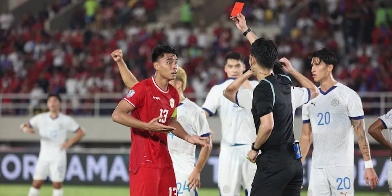 Timnas Indonesia Kalah dari Filipina, Shin Tae-yong Akui Kartu Merah Muhammad Ferarri Jadi Pembeda