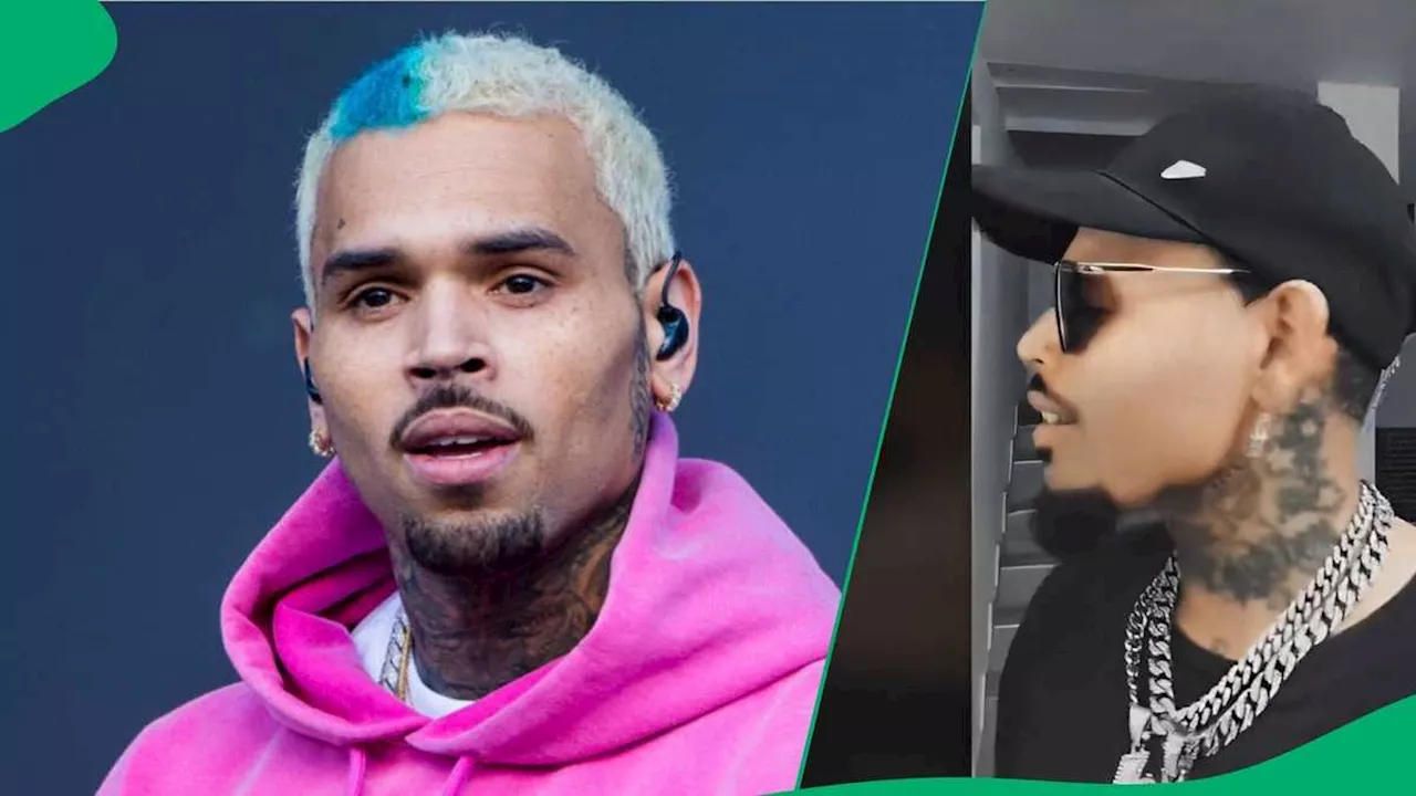 Chris Brown Lookalike in TikTok Video Amazes Viewers, SA Begs Him to Recreate Show