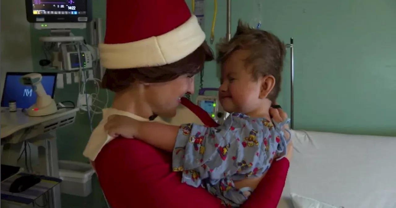 Holly the Elf brings Christmas joy to Chicago area kids in the hospital through Holiday Heroes