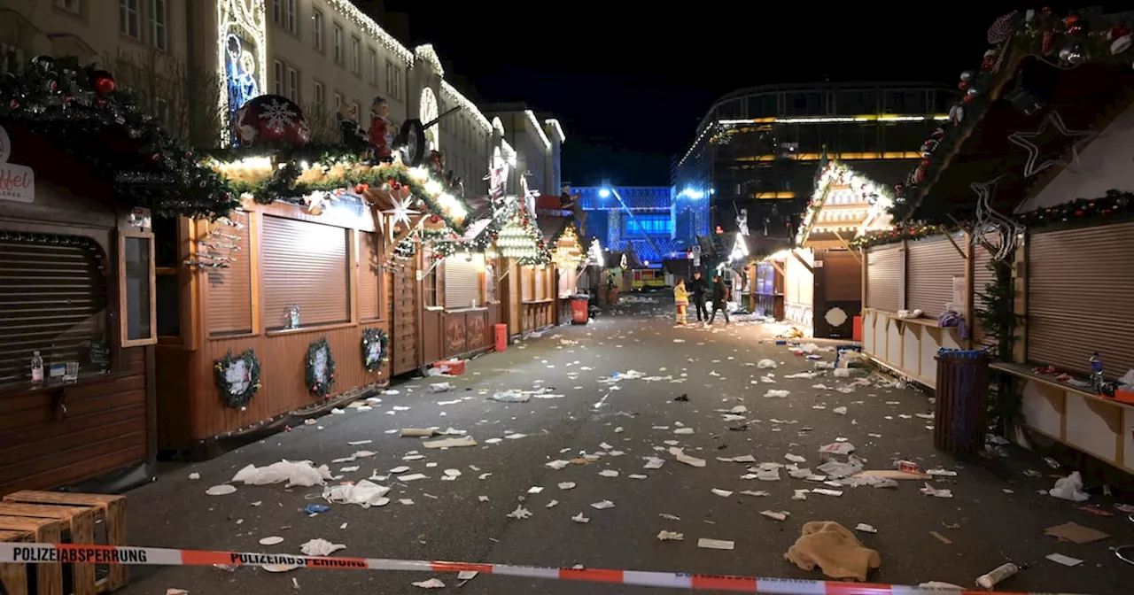 Scholz til Magdeburg dagen etter at bil raste inn i julemarked