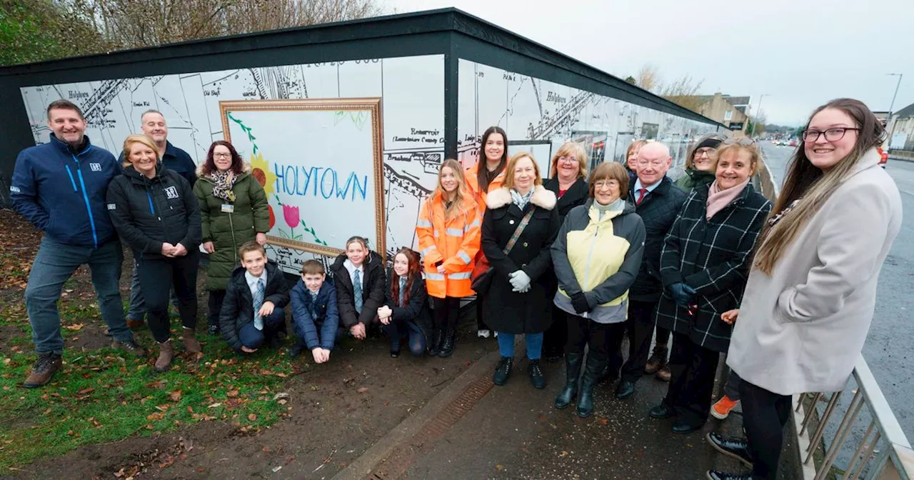 Holytown residents welcome official unveiling of new heritage board