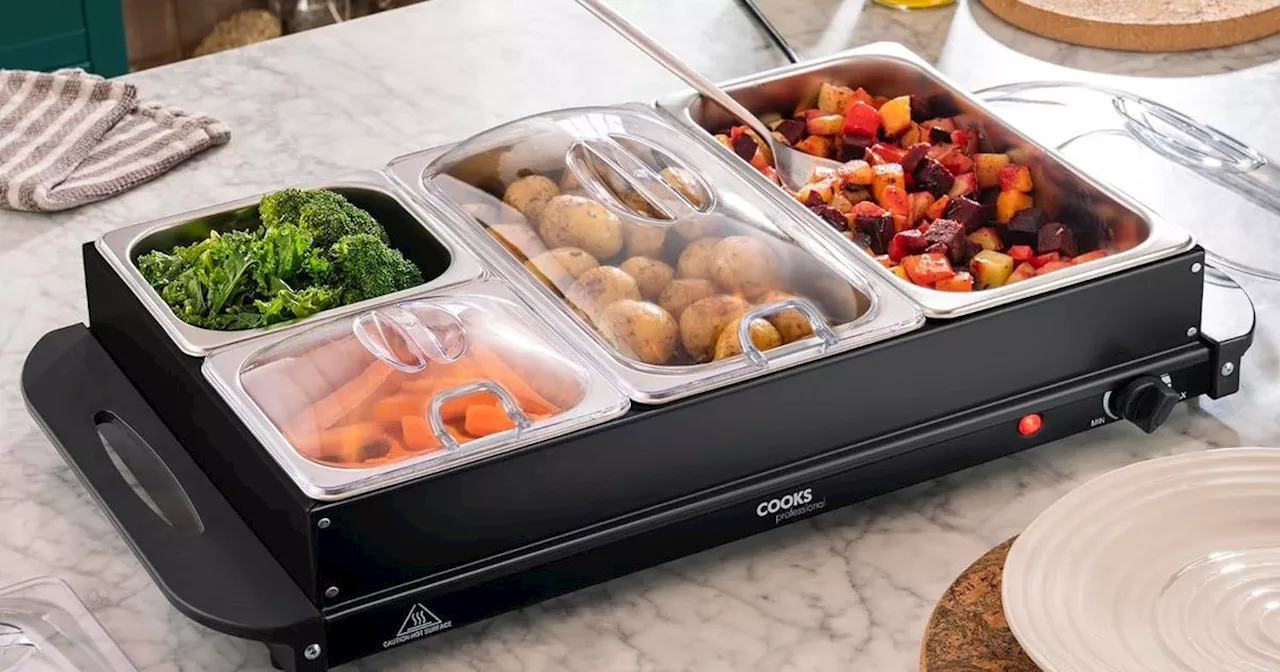 Keep your Christmas dinner hot with buffet warmer perfect for big family meals