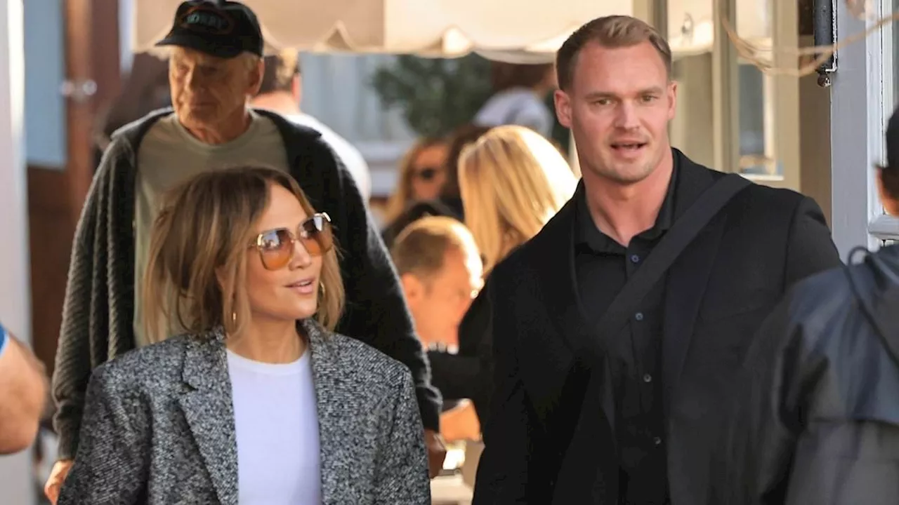 Jennifer Lopez joined by hunky bodyguard in LA as she gets candid about 'struggles' after Ben...