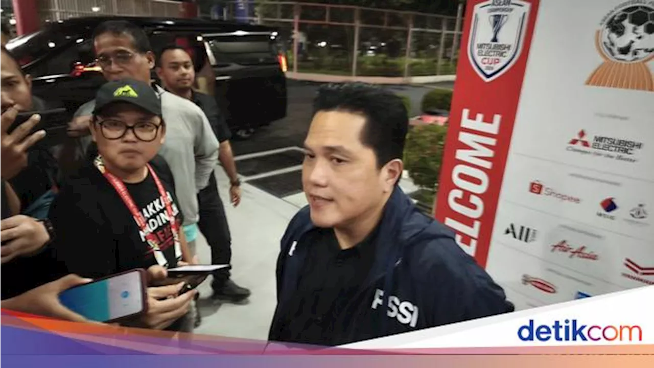 Indonesia Gagal ke Semifinal Piala AFF, Erick Thohir: Akan Ada Evaluasi