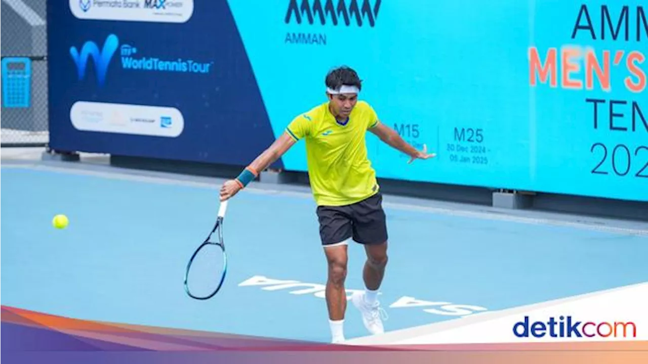 Rifqi Fitriadi Gagal ke Semifinal Seri Pertama World Tennis Championship