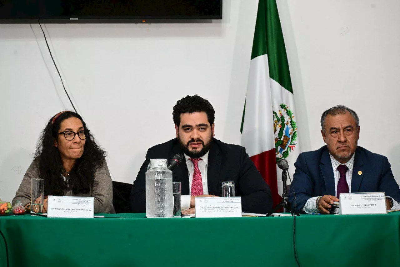 Deuda de CDMX no aumentará en 2025, asegura Juan Pablo de Botton; presenta Paquete Económico ante Comisiones del Congreso local