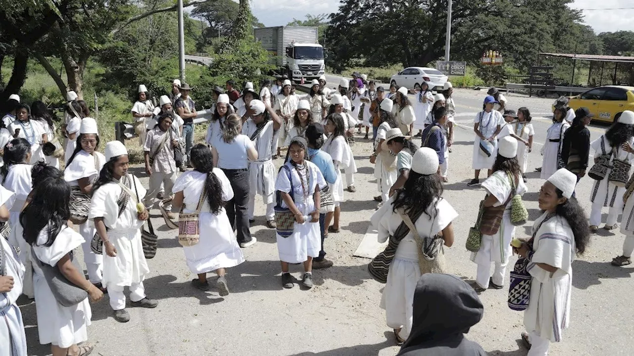 Pueblo arhuaco levantó bloqueos en Valledupar