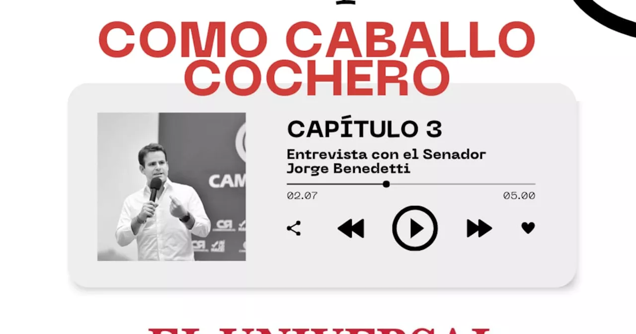 Como caballo cochero: entrevistas con el senador Jorge Benedetti