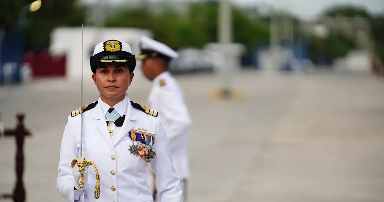 Liliana Ortiz, primera comandante mujer de la Fragata Misilera de la Armada