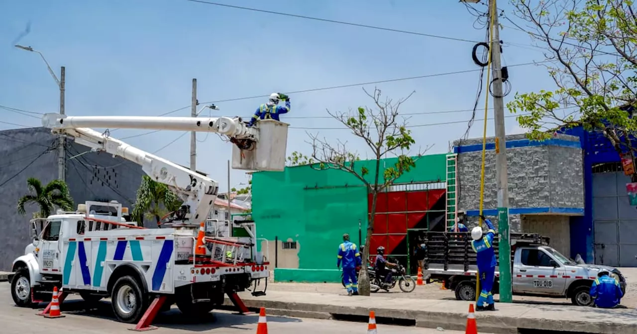 Sectores de Puerto Colombia y Barranquilla estarán sin luz este domingo