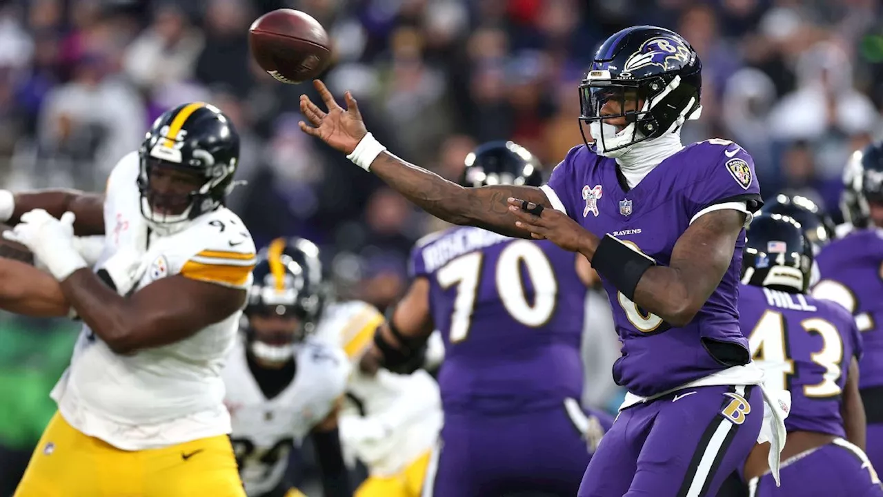 Jackson TD pass to Likely, Ravens take early lead against Steelers