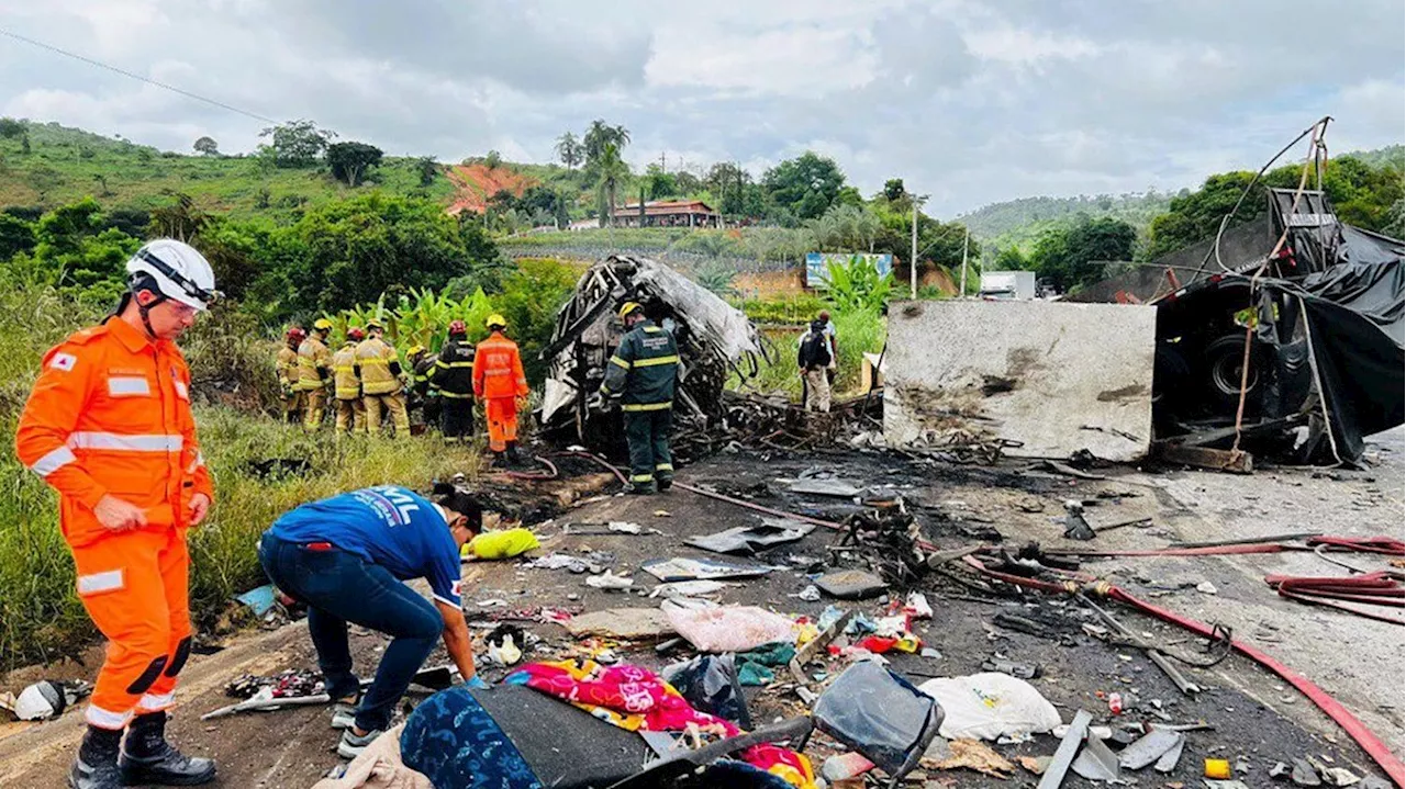 Brésil : au moins 38 morts dans un accident de car dans l'est du pays