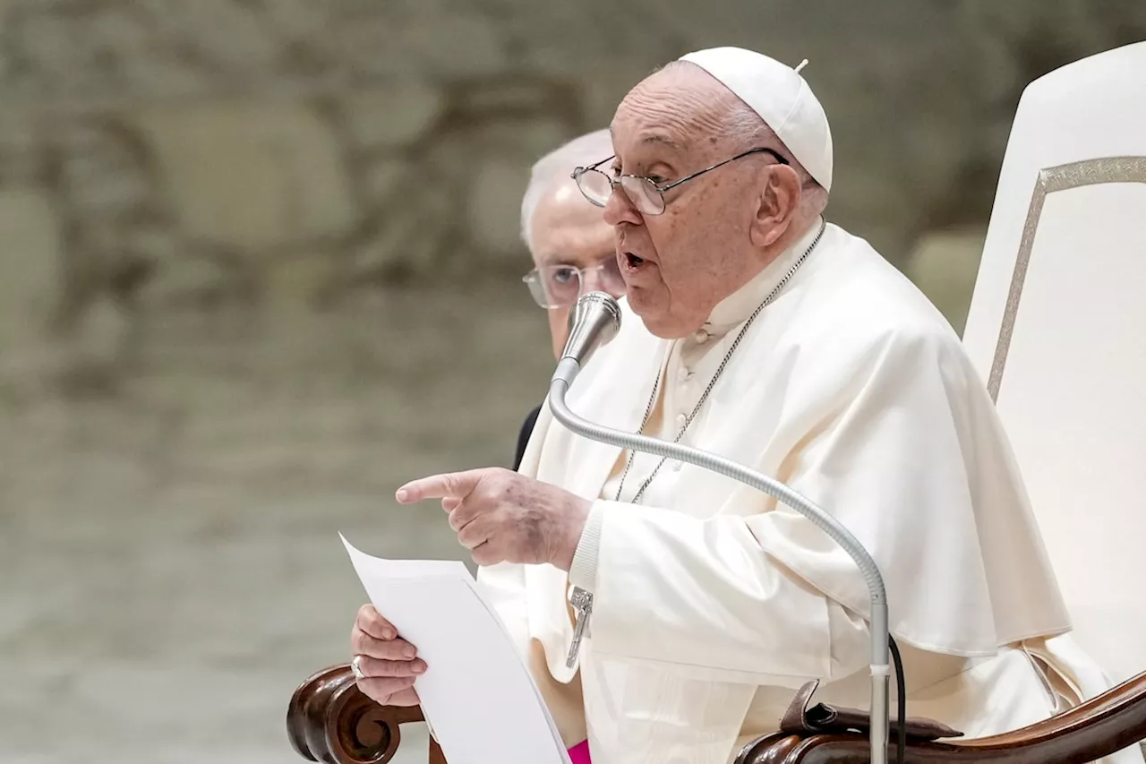 Pope Francis reprimands Vatican staff for gossiping in annual Christmas message