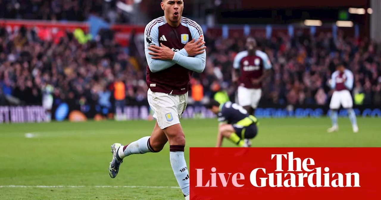 Aston Villa v Manchester City: Premier League