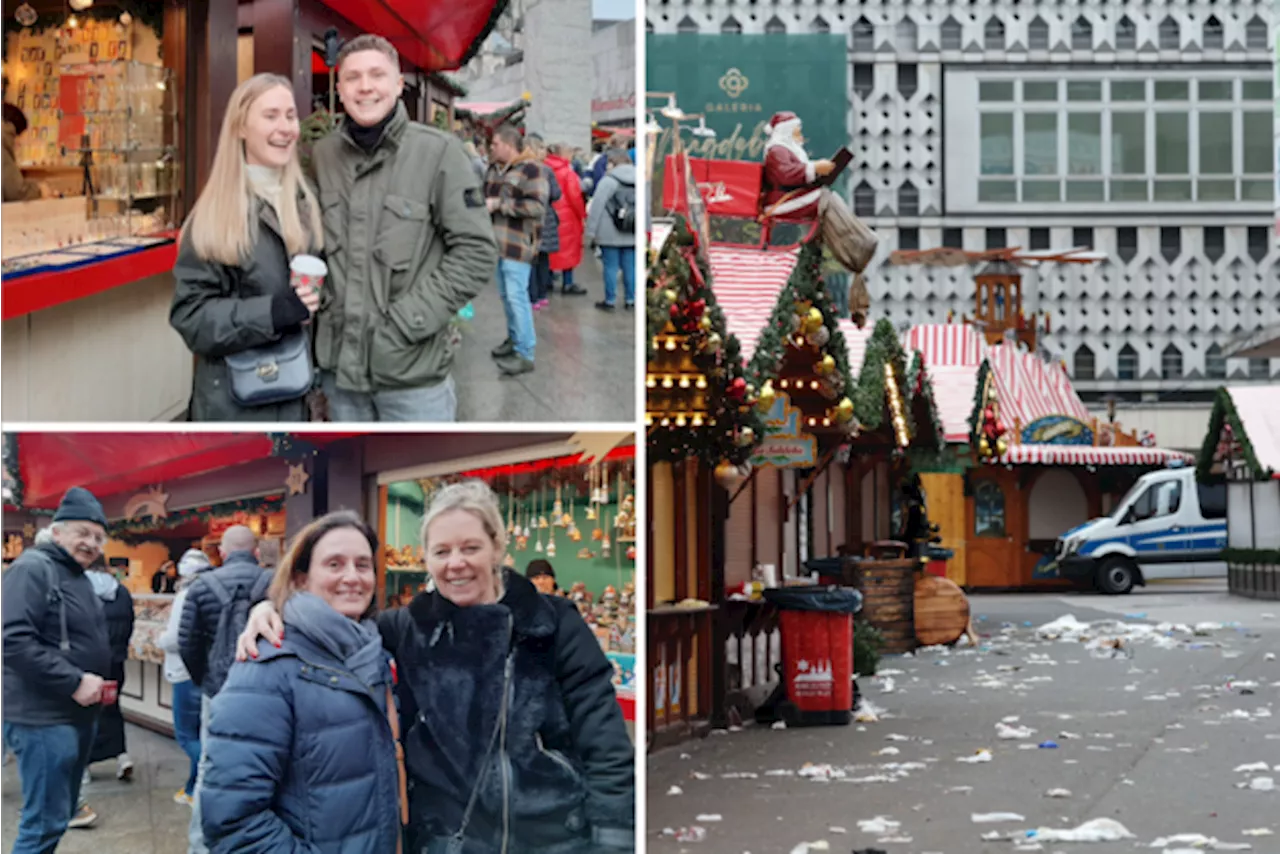 “Voor terreur laten wij onze braadworst niet”: Antwerpenaars op kerstmarkt in Keulen laten zich niet afschrikk