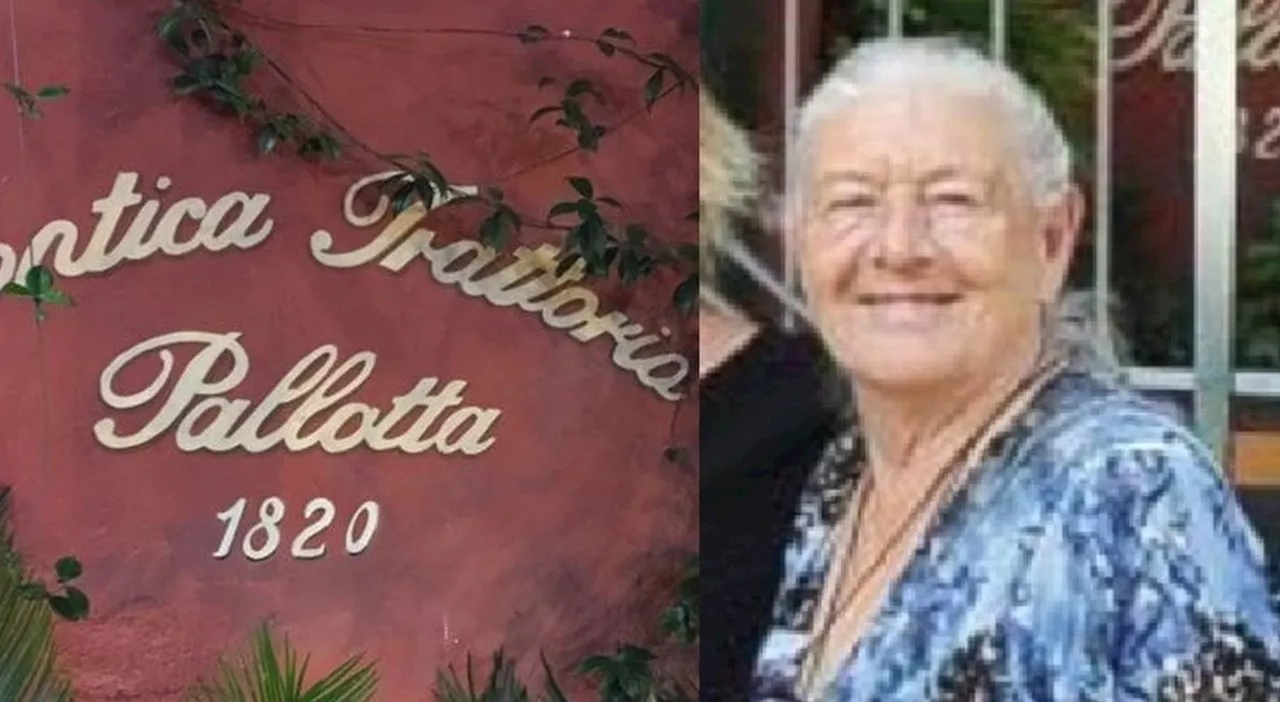 Ponte Milvio, muore a 81 anni Emma Testoni della storica trattoria Pallotta