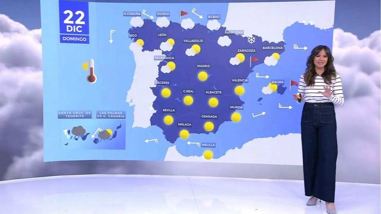 La Navidad empieza con tiempo estable, salvo en Canarias, y subida térmica