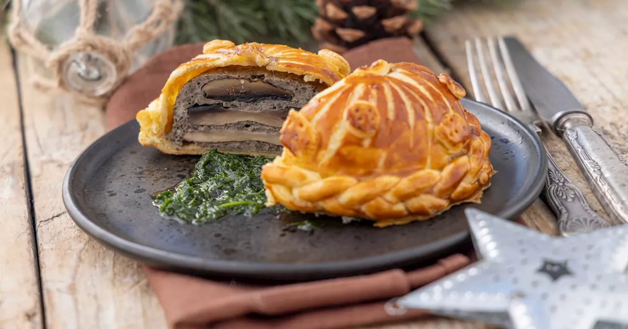 Mark Moriarty: Mushroom and Parmesan pithivier with green goddess sauce