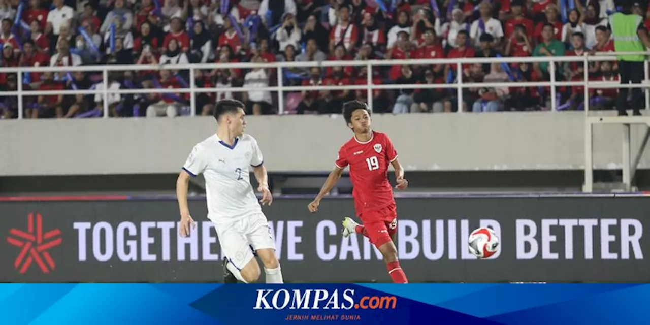 Live Indonesia Vs Filipina: Serangan Balik Garuda, Hokky Nyaris Cetak Gol